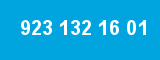 923 132 16 01 923 132 16 01